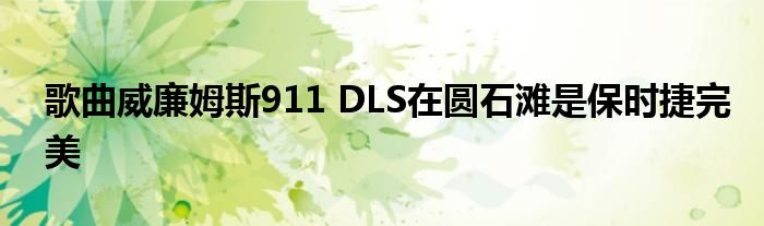 歌曲威廉姆斯911 DLS在圆石滩是保时捷完美